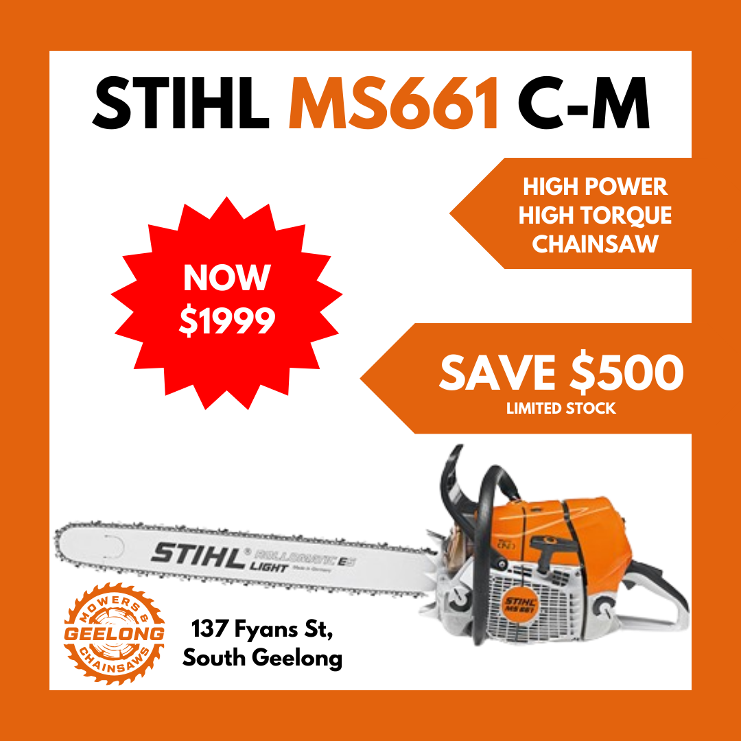 STIHL MS 661 C-M SALE - $500 OFF!